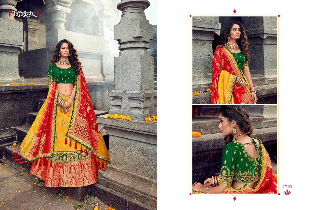 Tathastu 3701-3709 Series Silk Exclusive Designer Lehanga Collection