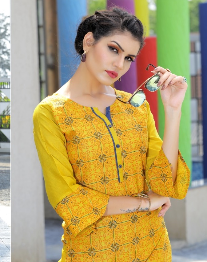 Kunj Parker Designer Cotton Top With Pant Pair Collection