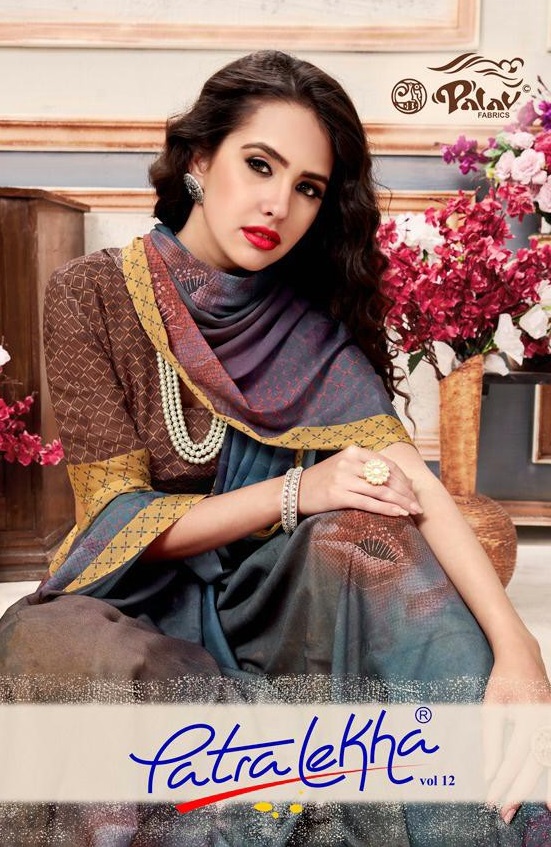 Palav Patra Lekha Vol 12 Georgette Printed Saree Online Store