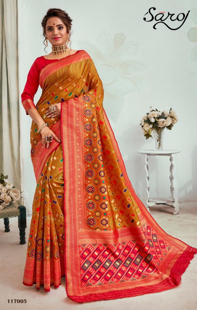 Saroj Ratnalekha Patola Silk Saree Wholesale Supplier