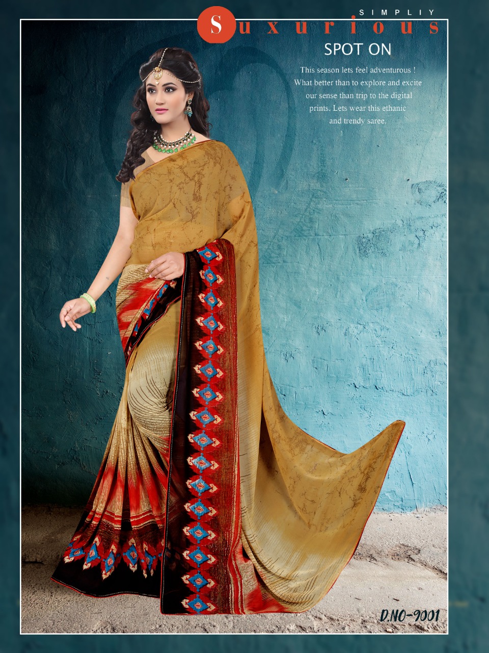 Oscar Vol 5 Weightless Printed Designer Casual Wear Saree