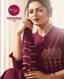 Lt Nitya Vivana Viscose Ready Made Salwar Kameez Collection