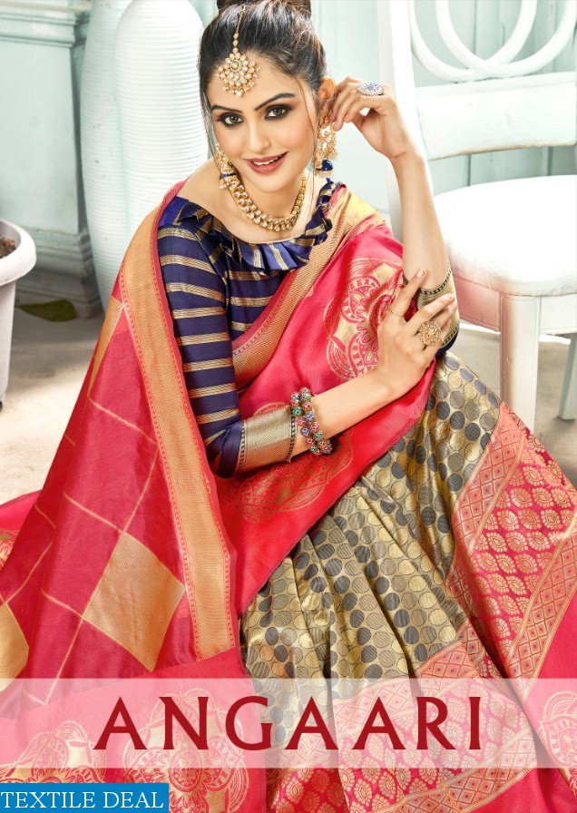 Ynf Present Angaari Banarasi Art Silk Saree Wholesaler