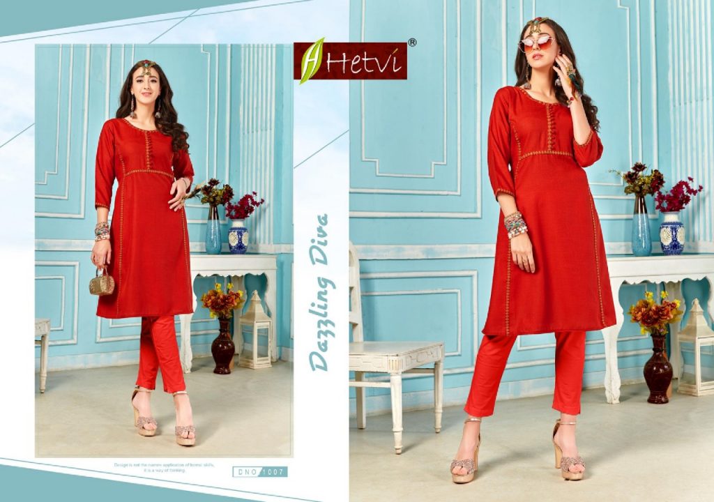 Hetvi Present Zubeda Cotton Kurti Online Supplier