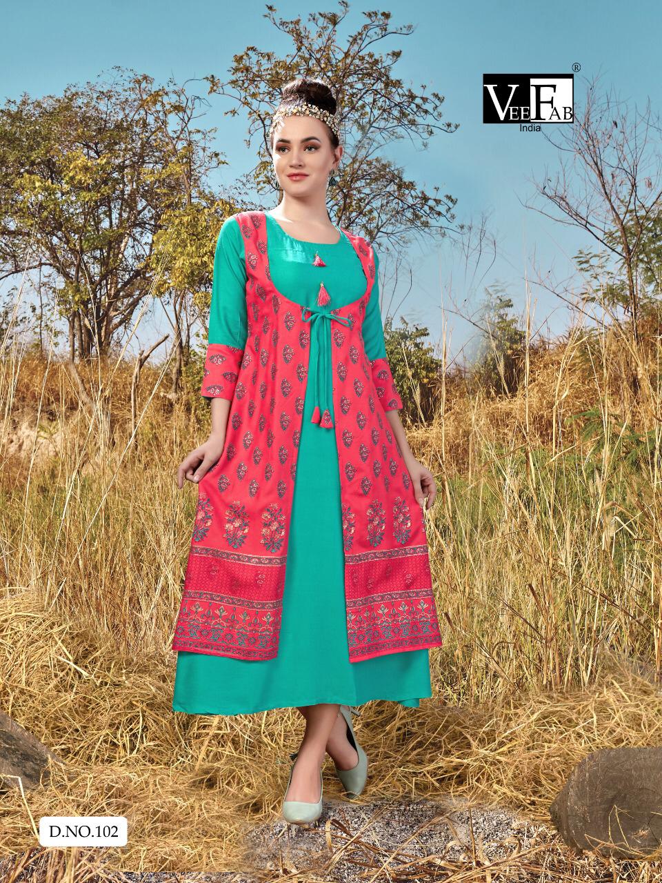 Hotstar Vol 2 By Vf India Rayon Fancy Kurti Wholesaler