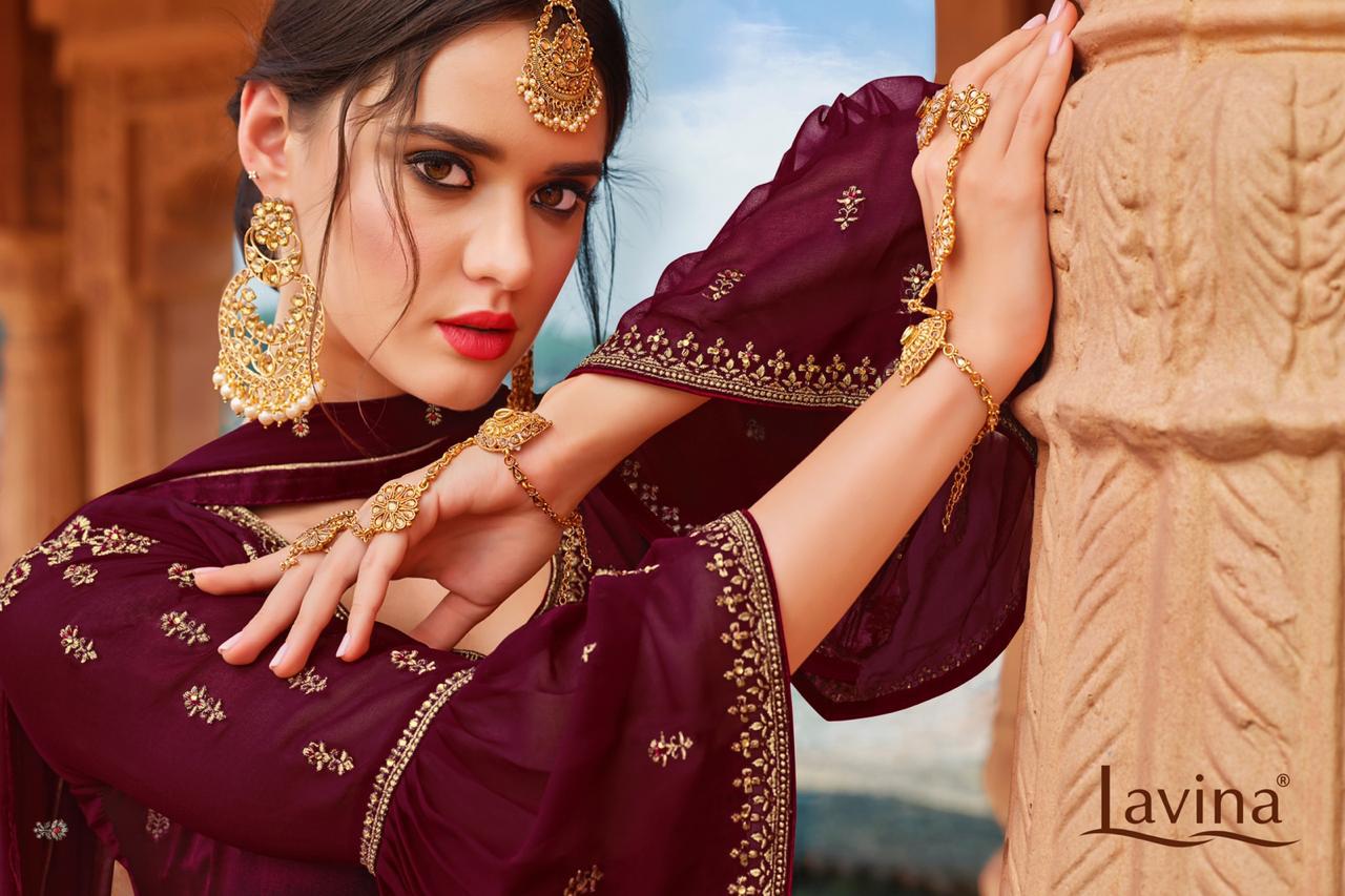 Lavina Vol 98 Banglori Silk Jacquard Salwar Suit Wholesaler