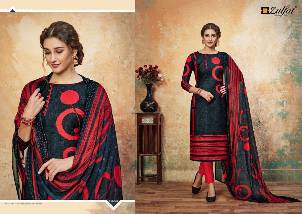 Zulfat Present Gulnaaz Cotton Printed Salwar Kameez