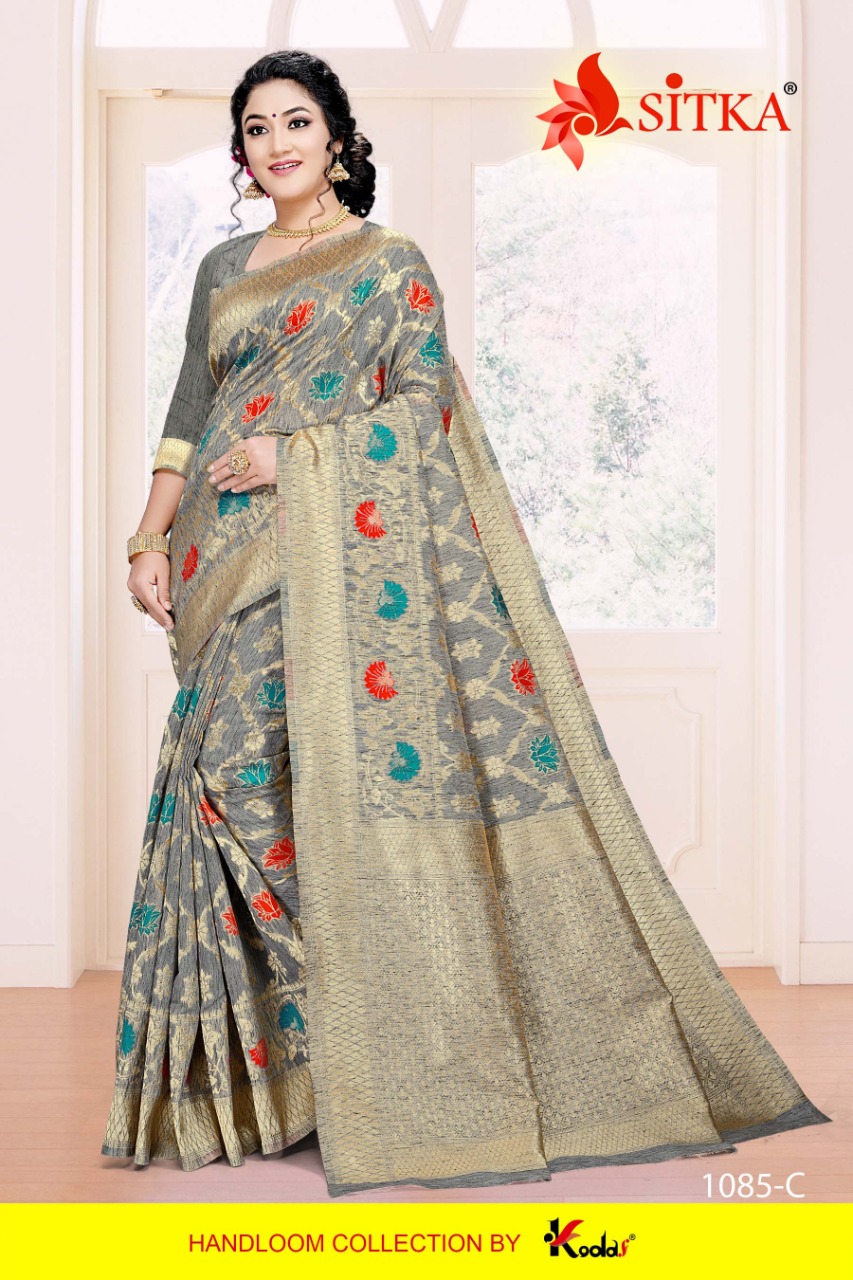 Manikarnika 1085 By Sitka Cotton Silk Designer Fancy Saree