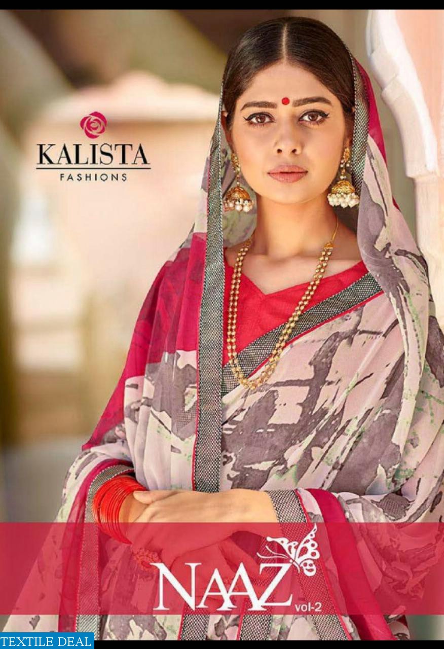 Naaz Vol 2 By Kalista Georgette Printed Saree Online Store