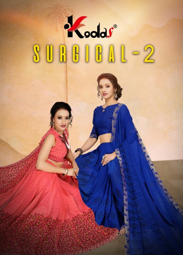 Surgical Vol 2 By Kodas Chiffon Printed Saree Collection