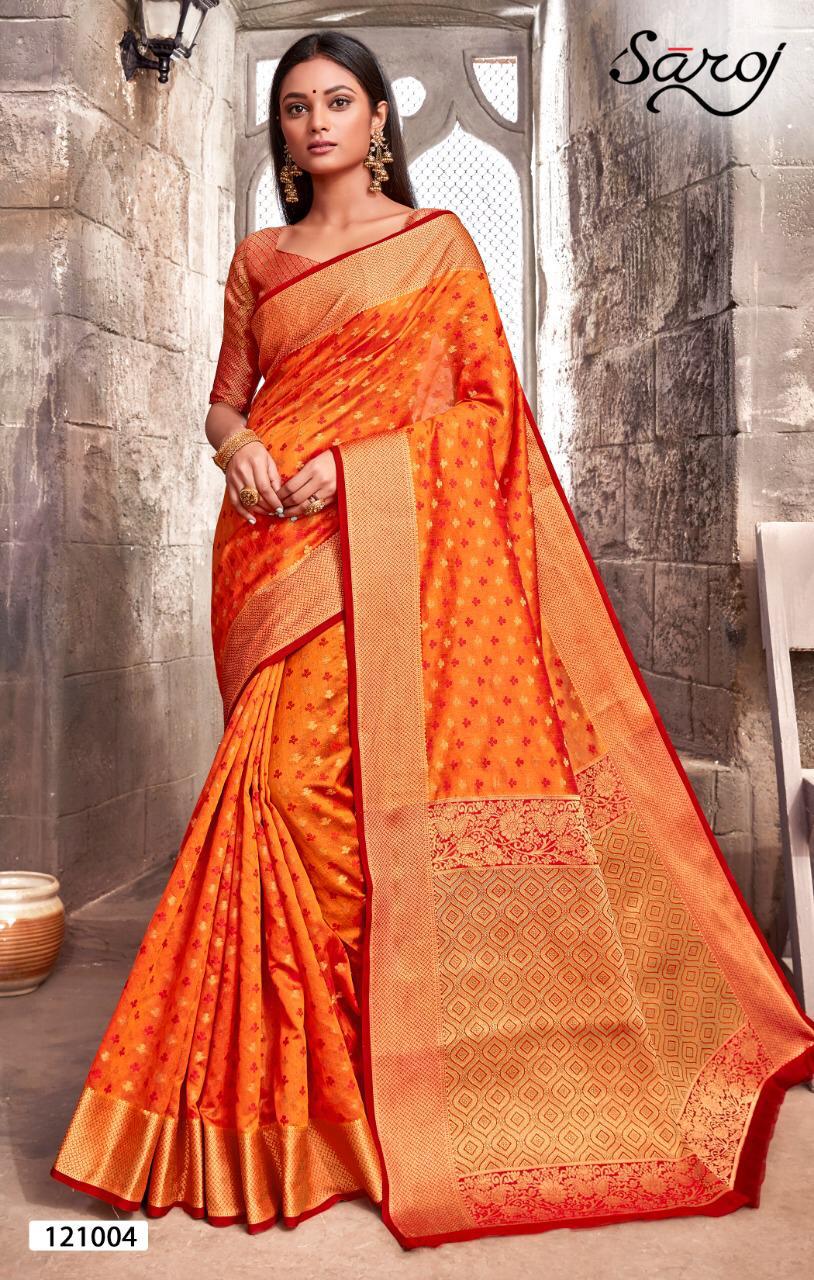 Saroj Kesar Silk Banarasi Silk Jacquard Traditional Wear Saree