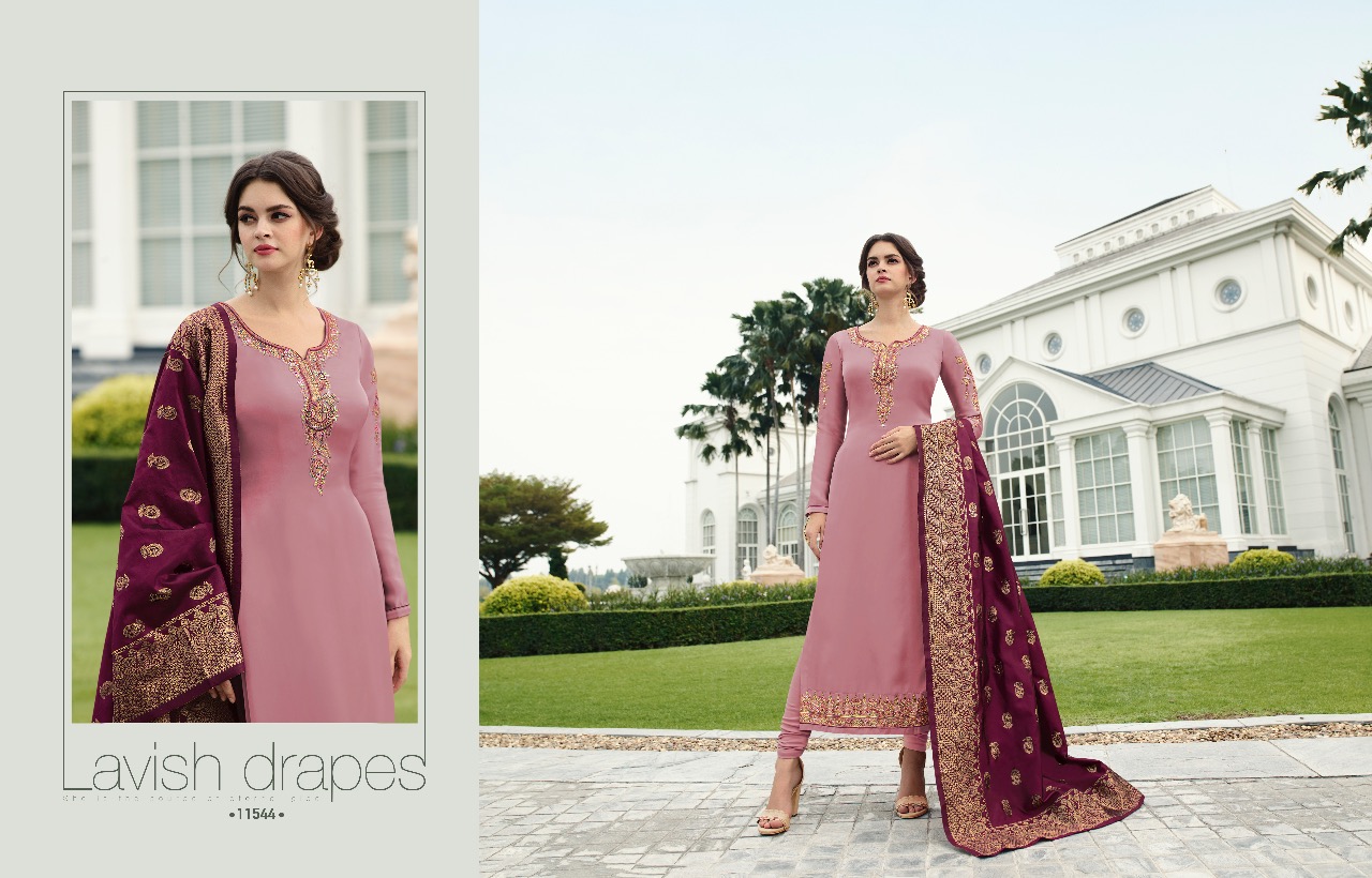 Zisa Banarasi Vol 7 By Meera Trendz Satin Georgette Salwar Suit