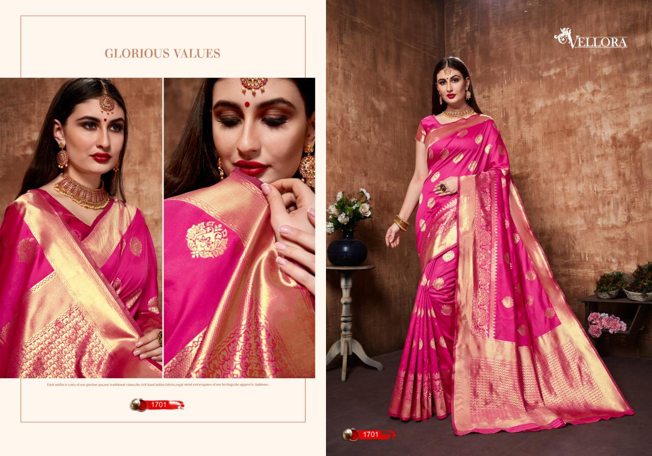 Kesari Exports Vellora Vol 7 Banarasi Silk Saree Seller