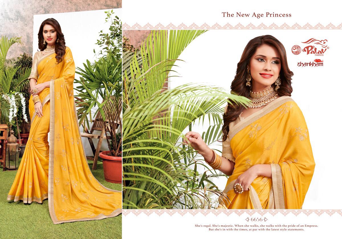 Shankham Vol 16 By Palav Party Wear Designer Saree