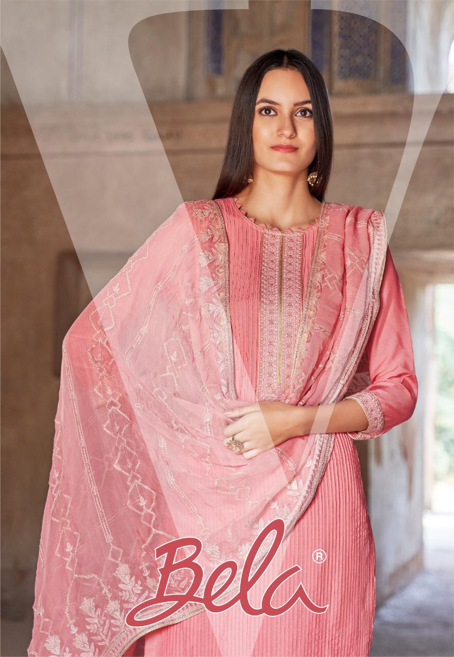 Virasat By Bela Viscose Muslin Designer Salwar Kameez