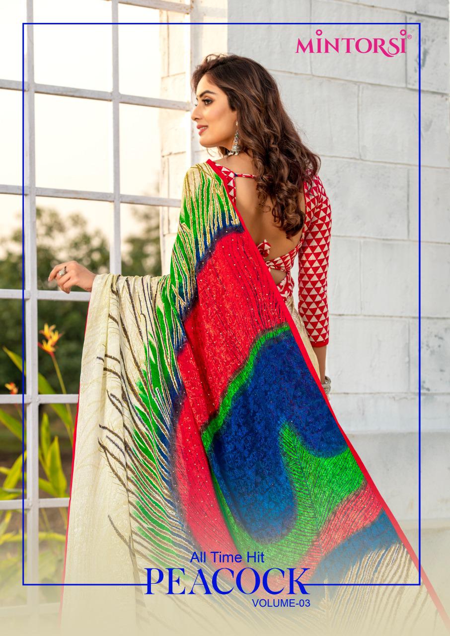 Mintorsi Peacock Vol 3 Silk Jacquard Fancy Saree