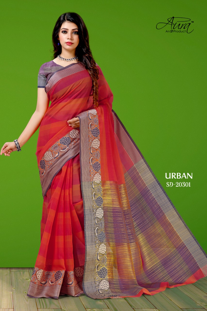 Urban 20301 Series By Aura Silk Designer Fancy Saree