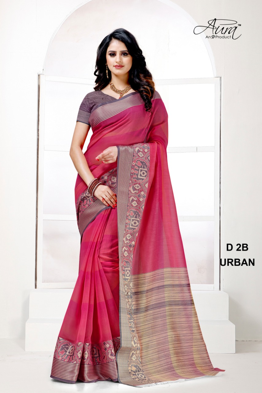 Urban Vol 3 By Aura Cotton Casual Wear Sarees