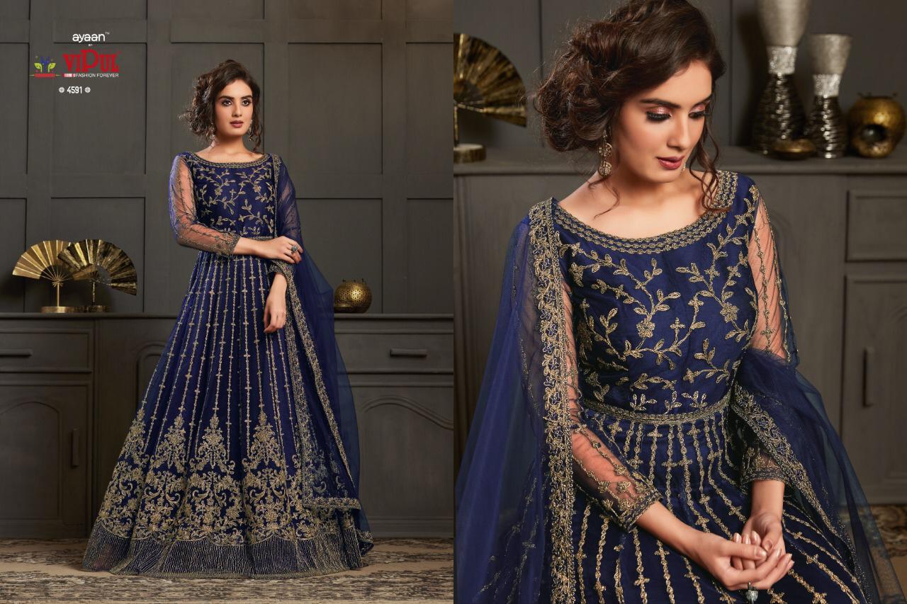 Vipul Elliza Series 4591a-4598a Designer Fancy Suit