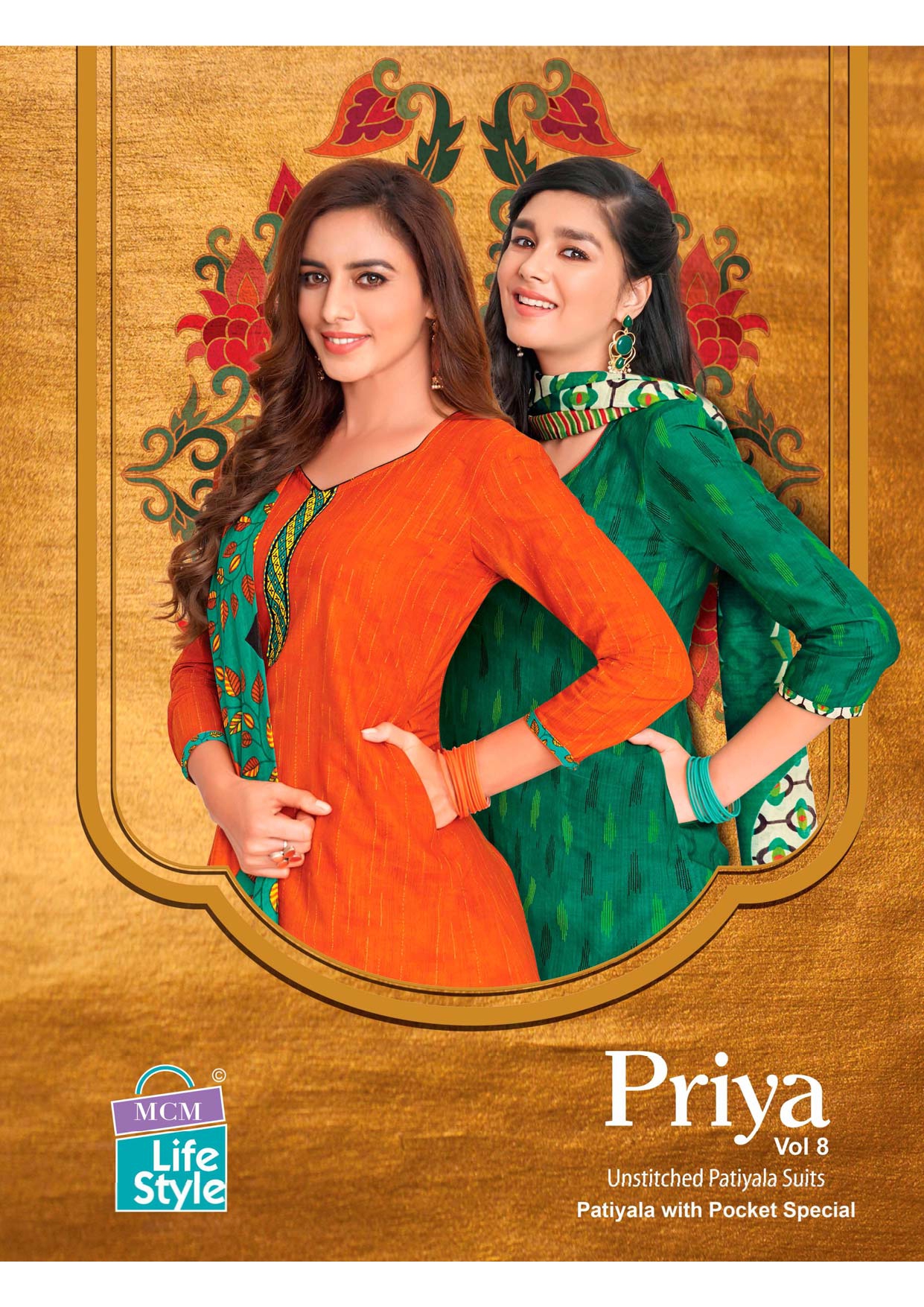 Mcm Priya Vol 8 Pure Cotton Suit