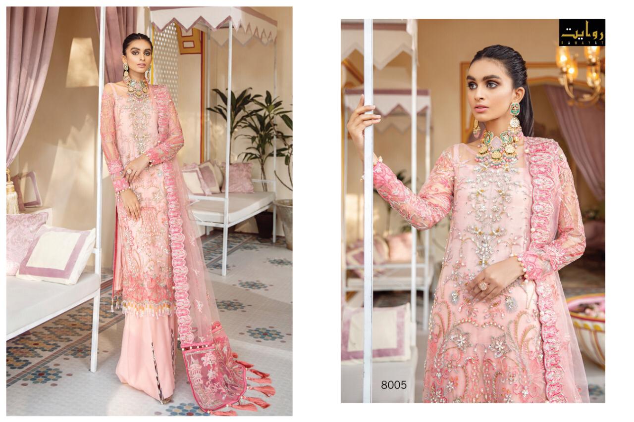 Gulaal By Rawayat Embroidered Net Branded Exclusive Trending Series Of Pakistani Salwar Suits