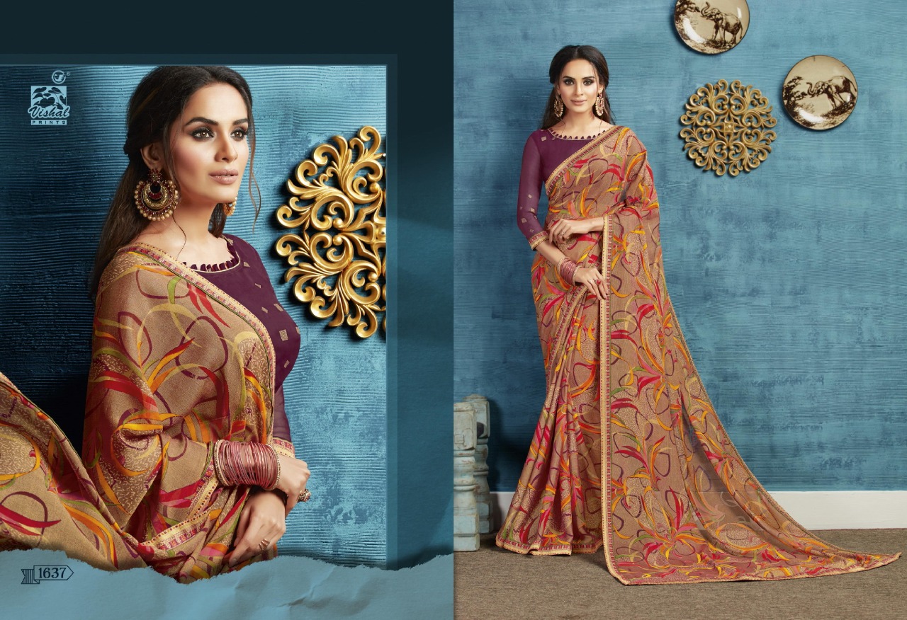 Aarna By Vishal Prints Exclusive Fancy Saree Wholesaler