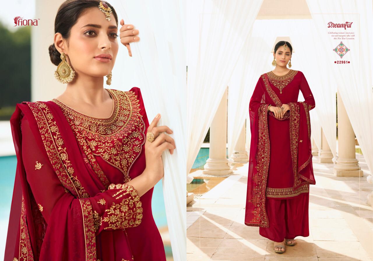 Fiona Launch Gulshan Georgette Party Wear Heavy Work Salwar Kameez