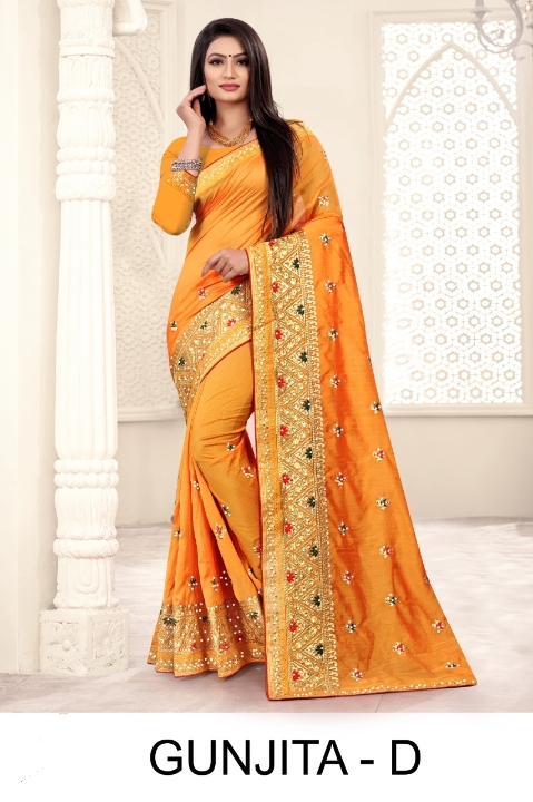 Ranjna Saree Gunjita Pretty Look Stylish Fancy Saree At Online Shopping In Surat