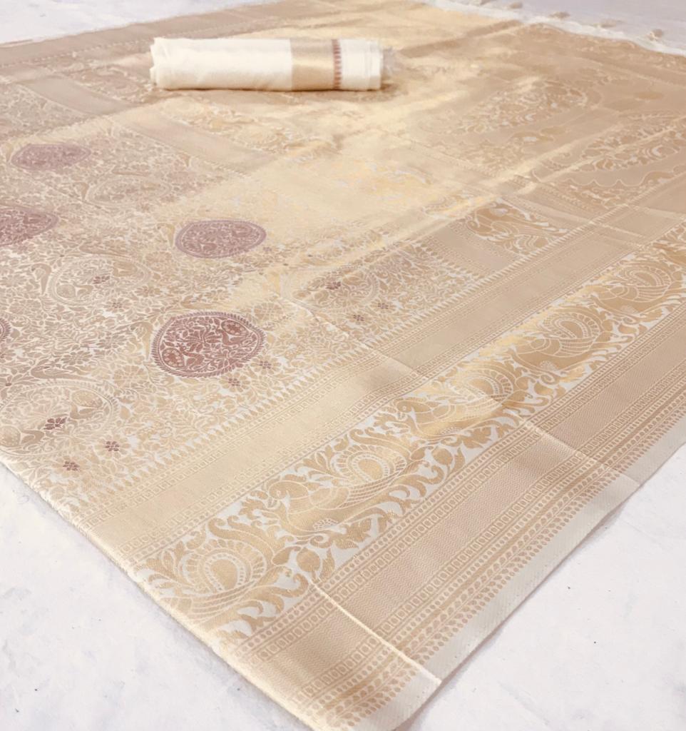 Rajtex Kalaksha Silk Designer Handloom Weaving Soft Silk Saree