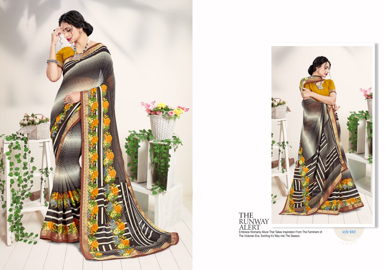 Rose Valley Designer Georgette Saree