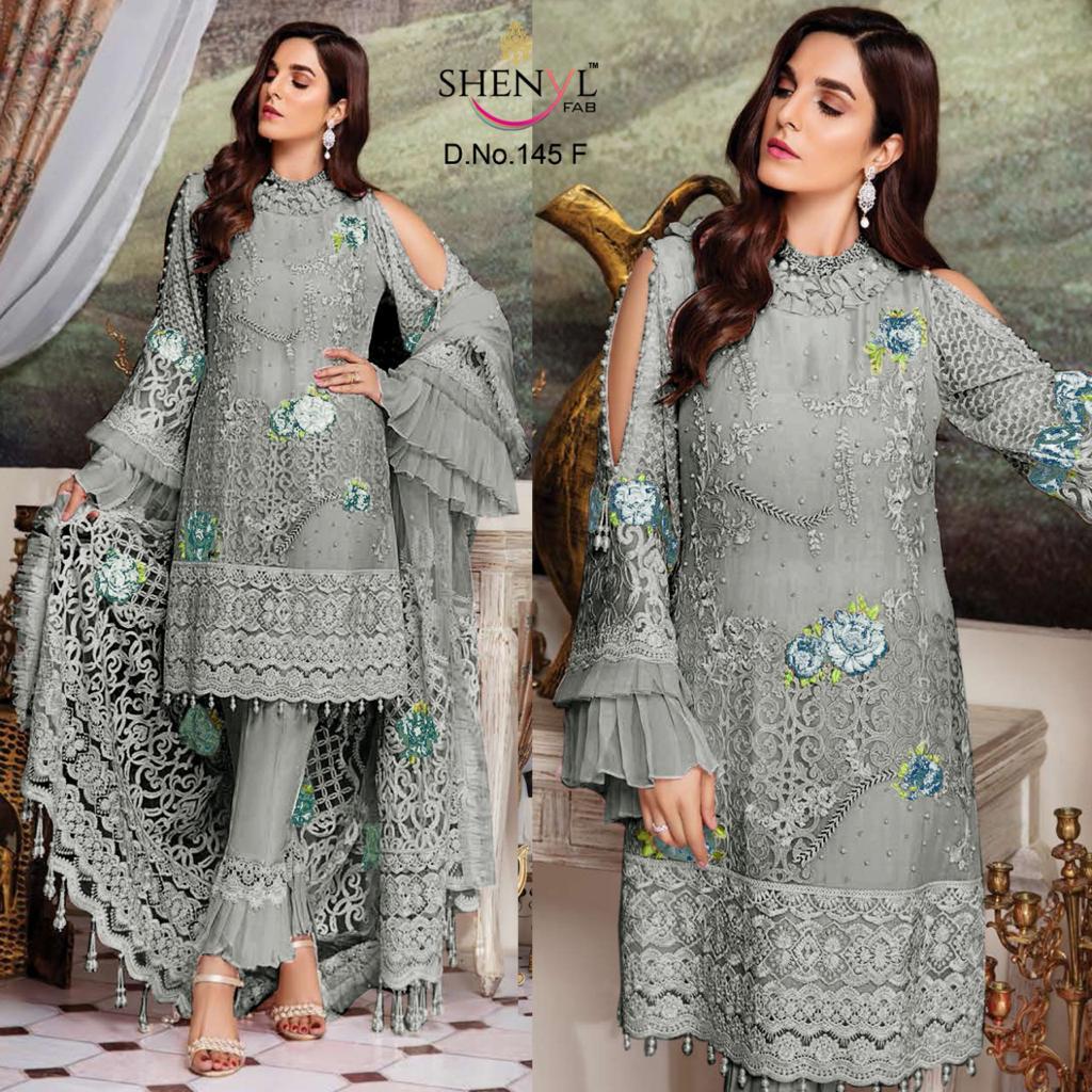 Rinaz Fashion Designer Faux Georgette Suit