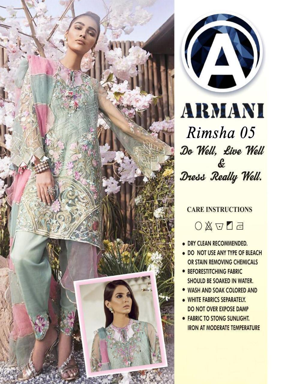 Armani Rimsha 05 Designer Butterfly Net Suit