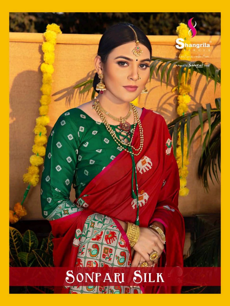 Shangrila Sonpari Silk Classy Look Weaving Silk Saree At Seller Price