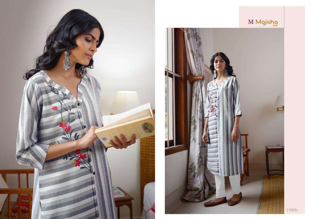 Majisha Nx Jullet Cotton Kurti With Pant Lowest Price At Online