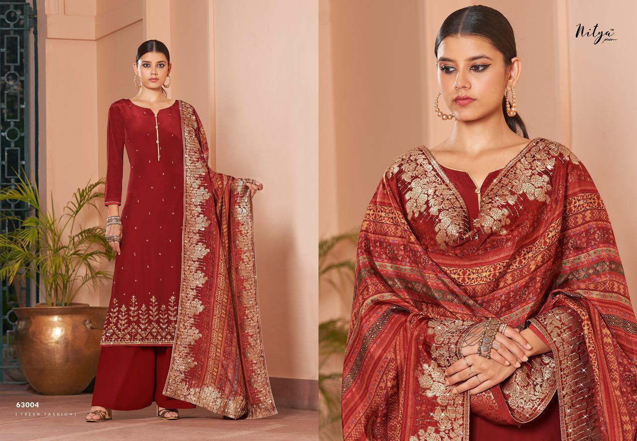 Lt Nitya 163 Designer Crape Suit