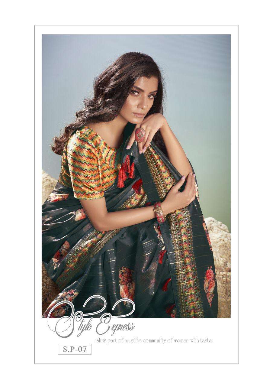 Shvetambar Creation Stripe Pattu Silk Vol 1 Authorized Saree Supplier In Surat