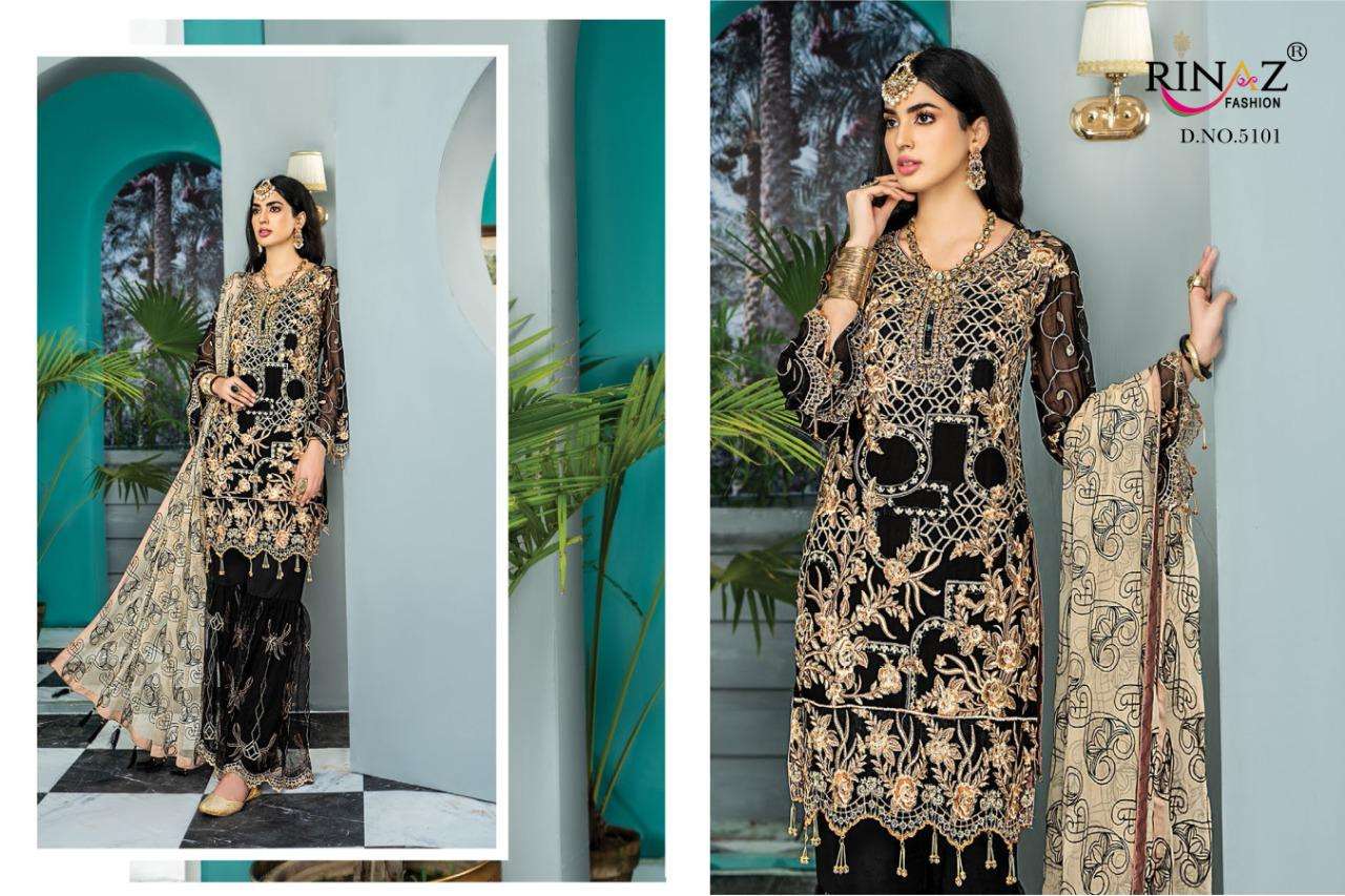 Rinaz Maryams Gold Vol 8 Georgette Heavy Embroidery Pakistani Suits