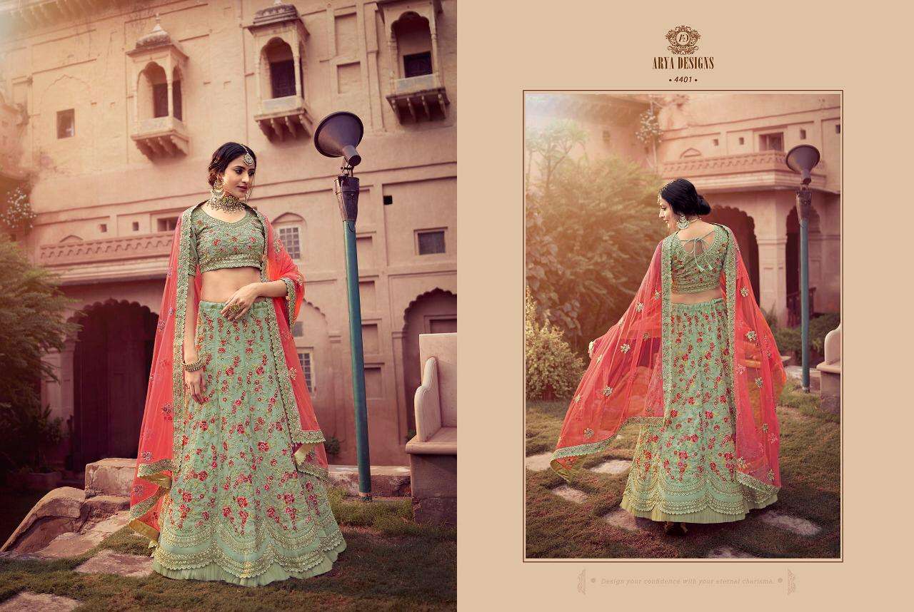 Arya Designs Cinderella Vol 8 4401-4402 Series Heavy Bridal Lehenga For Dulhan Best Place