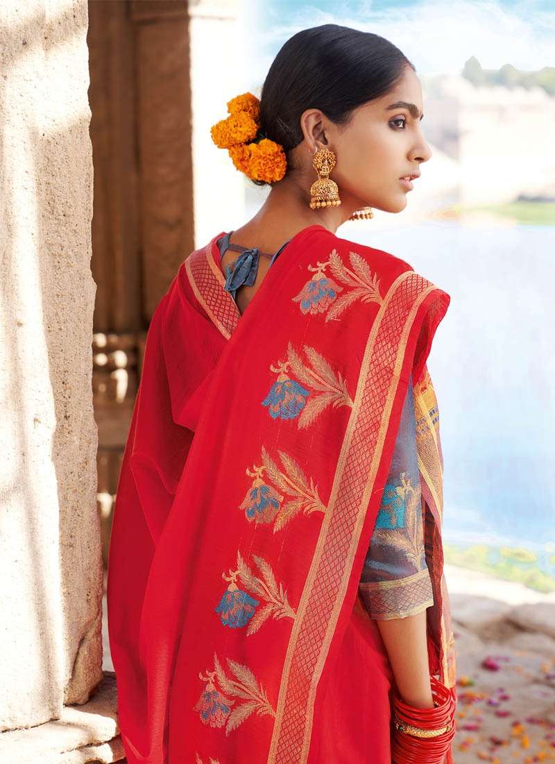 Lifestyle Maithili Summer Wear Chanderi Silk Designer Saree