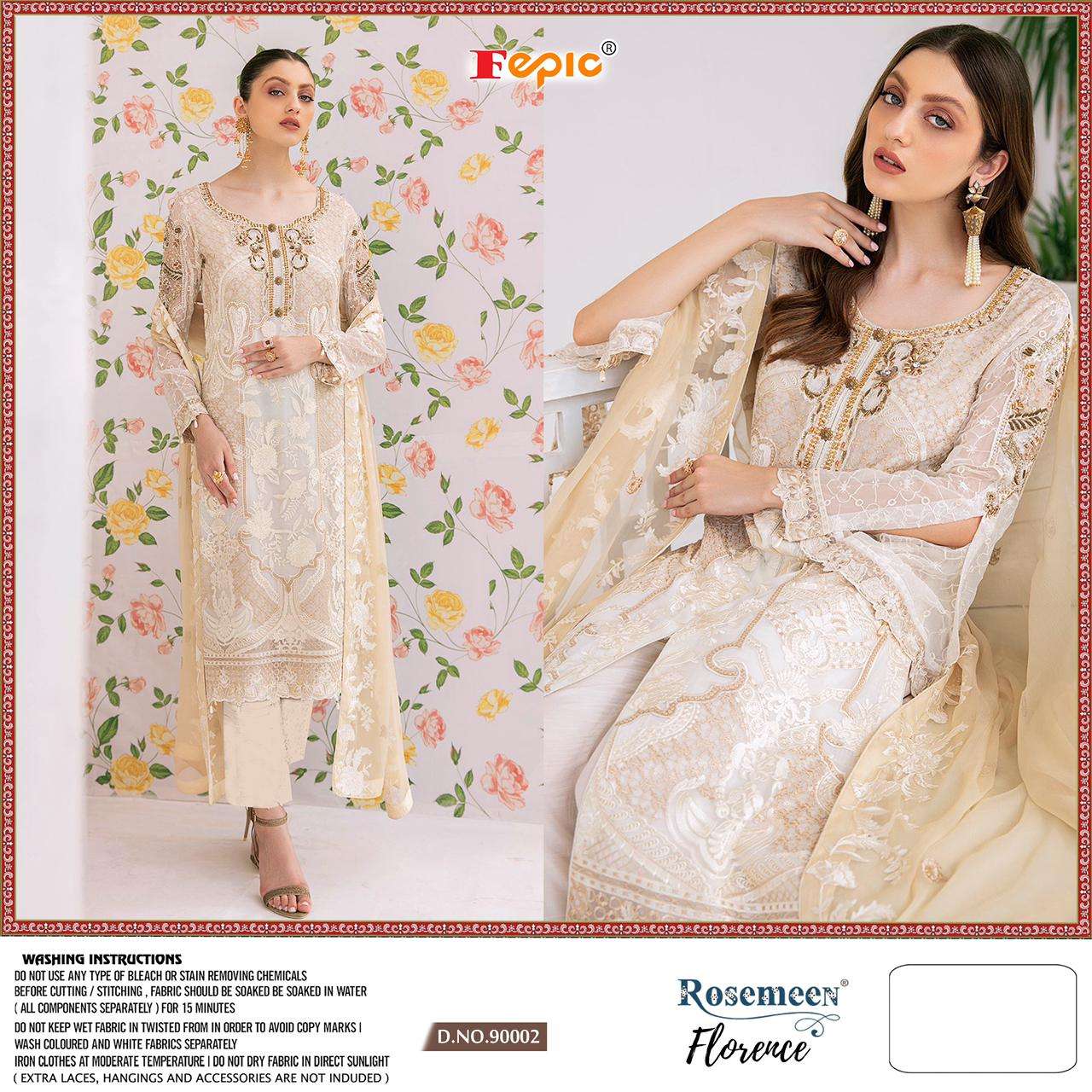 Rosemeen Florence By Fepic Georgette Pakistani Suits Online Supplier