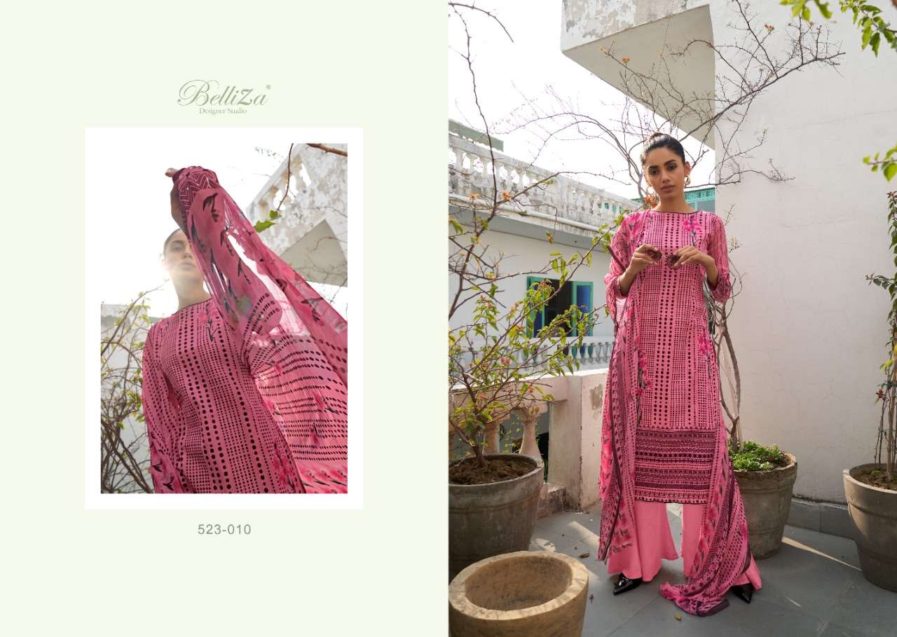 Elicia Vol 2 By Belliza Jam Cotton Digital Printed Casual Wear Dress Materials