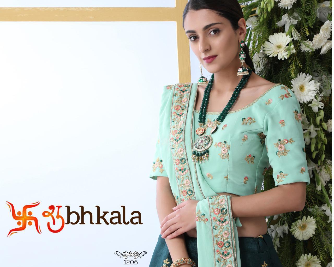 Shubhkala Guldasta Vol 4 Silk Wedding Party Wear Semi Stitch Lehenga Collection