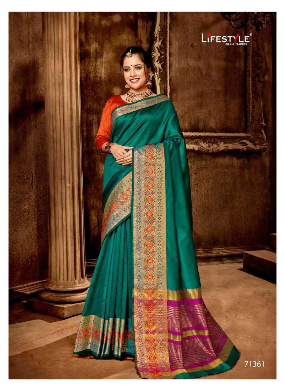 Kalki By Lifestyle Crystal Silk Daily Wear Fancy Saree