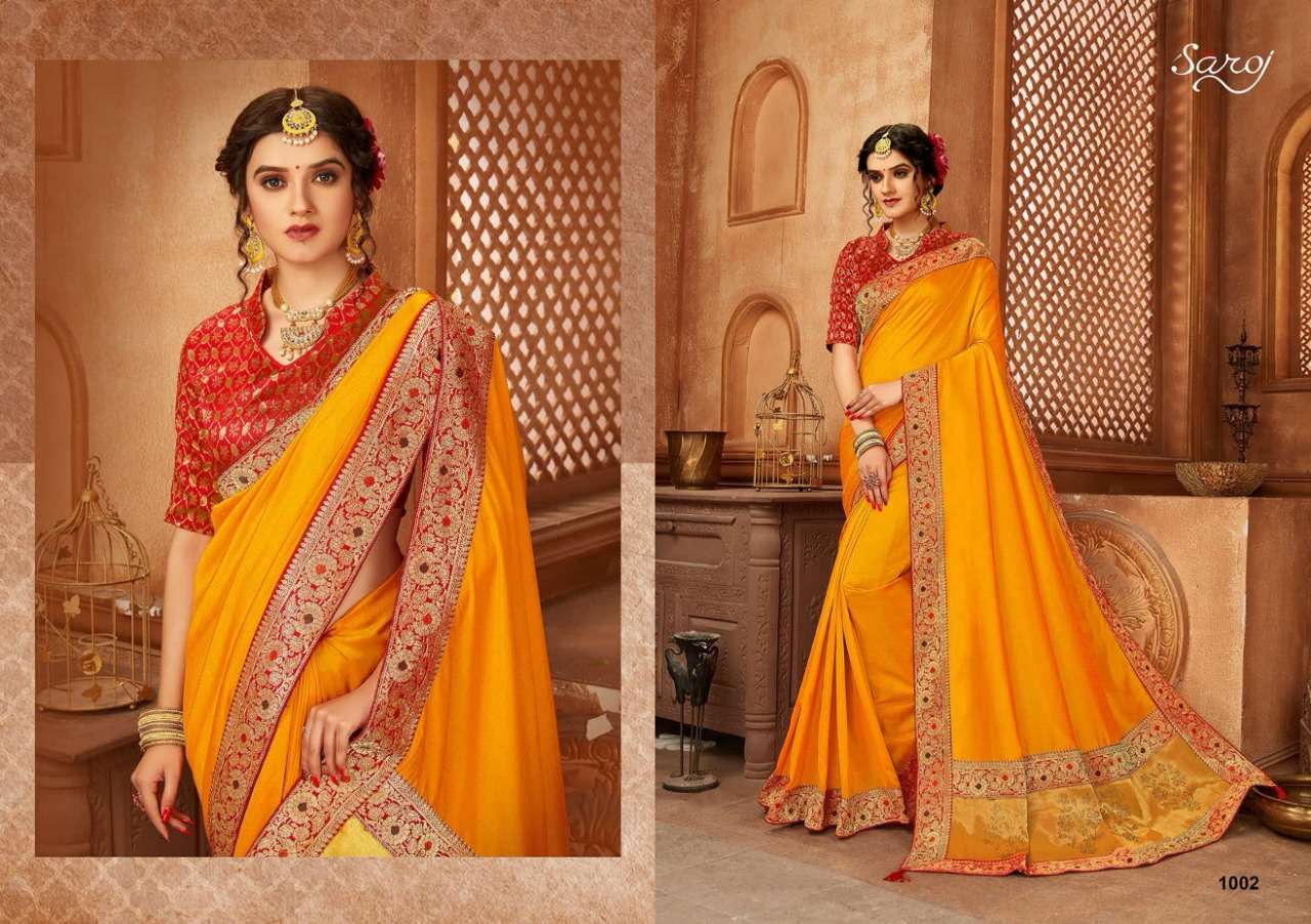 Abhilasha By Saroj Vichitra Silk Exclusive Saree Wholesaler