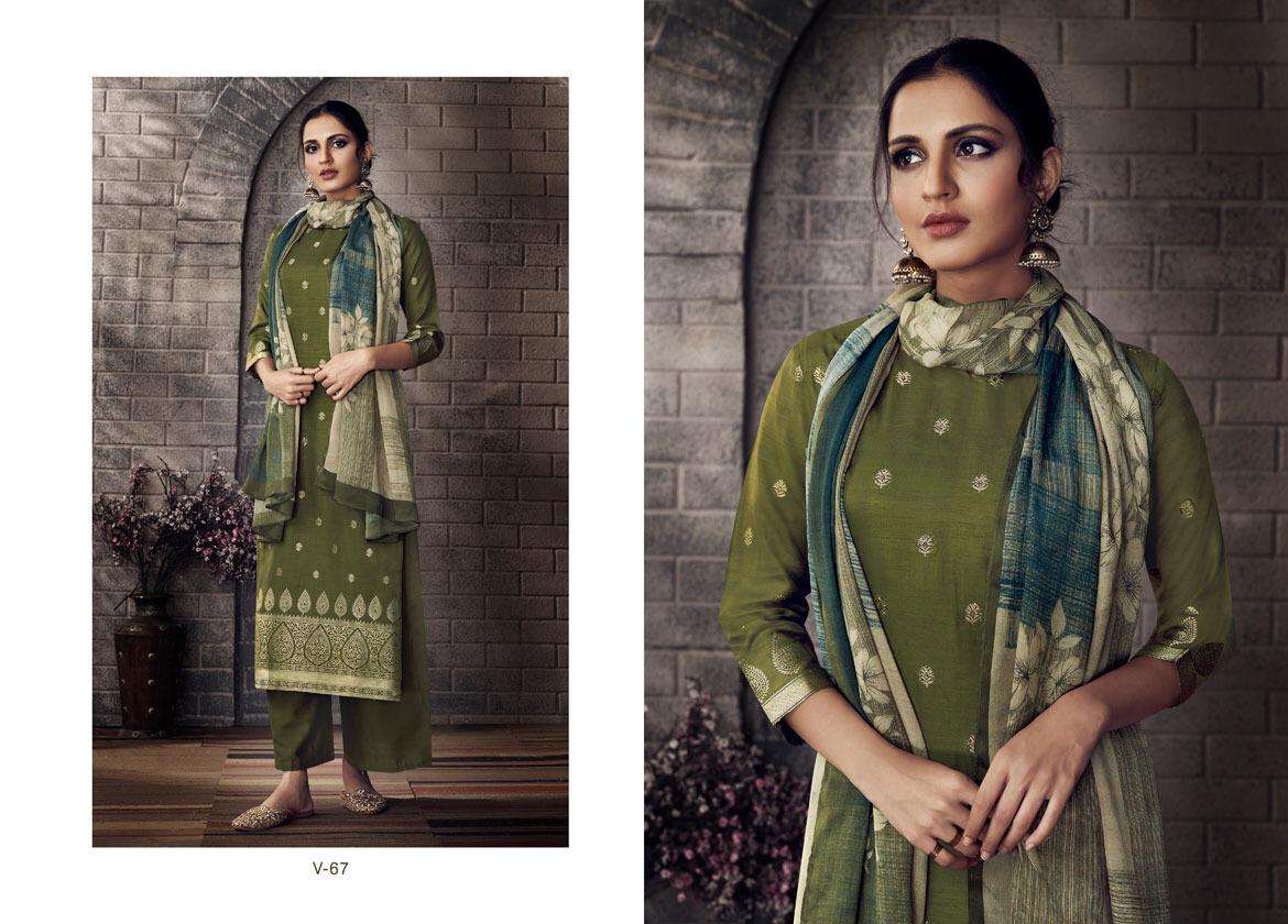 Varina Present Aanya By Omtex Banarasi Javquard Exclusive Suits Wholesaler