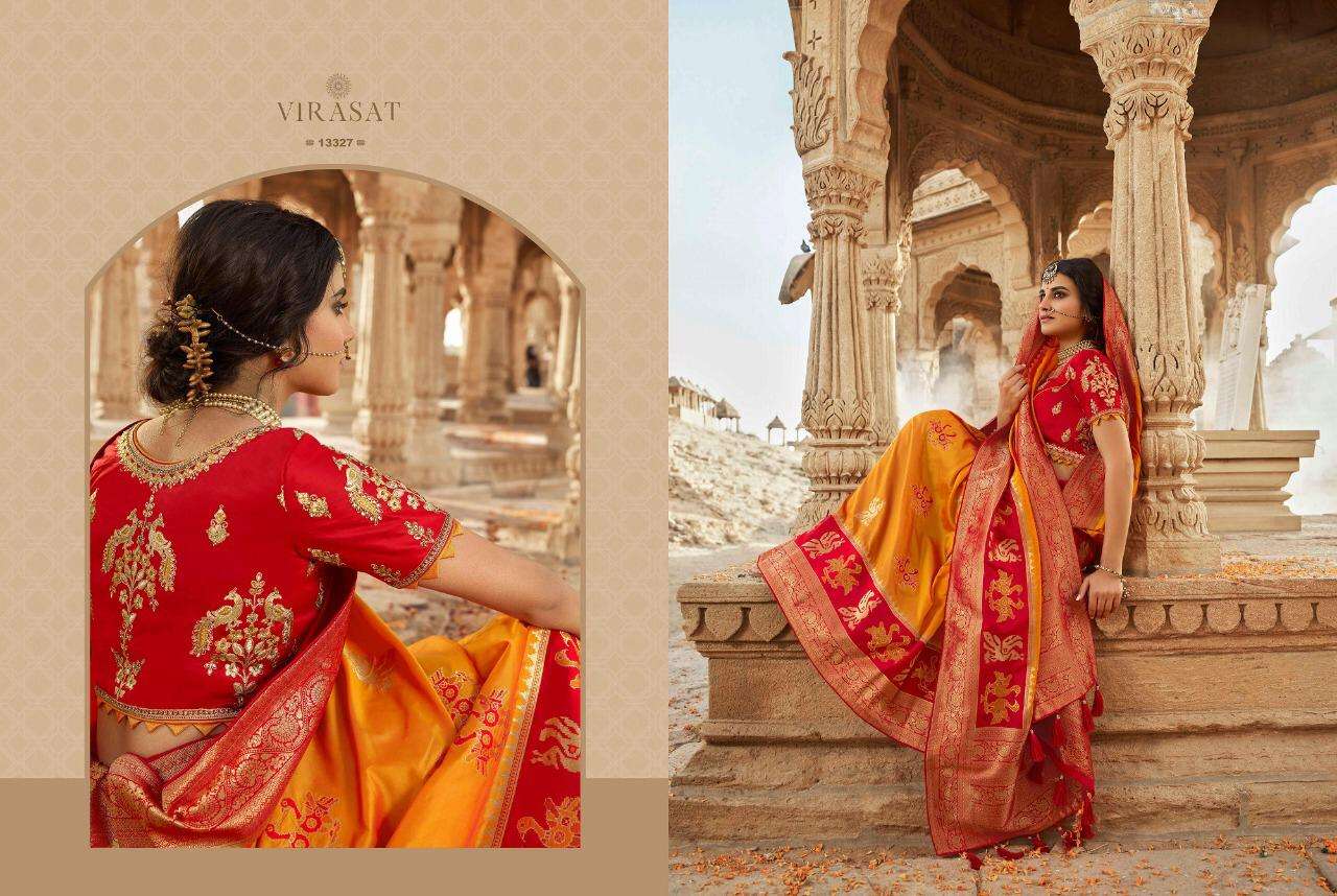 Royal Present Virasat Vol 41 Silk Party Wear Traditional Wear Saree Wholesaler