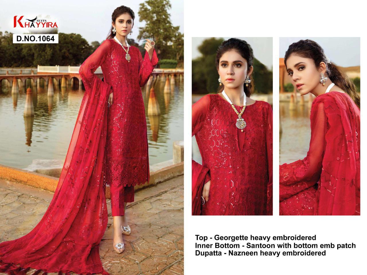 Khayyira Suits Series 1064 Designer Georgette Suit