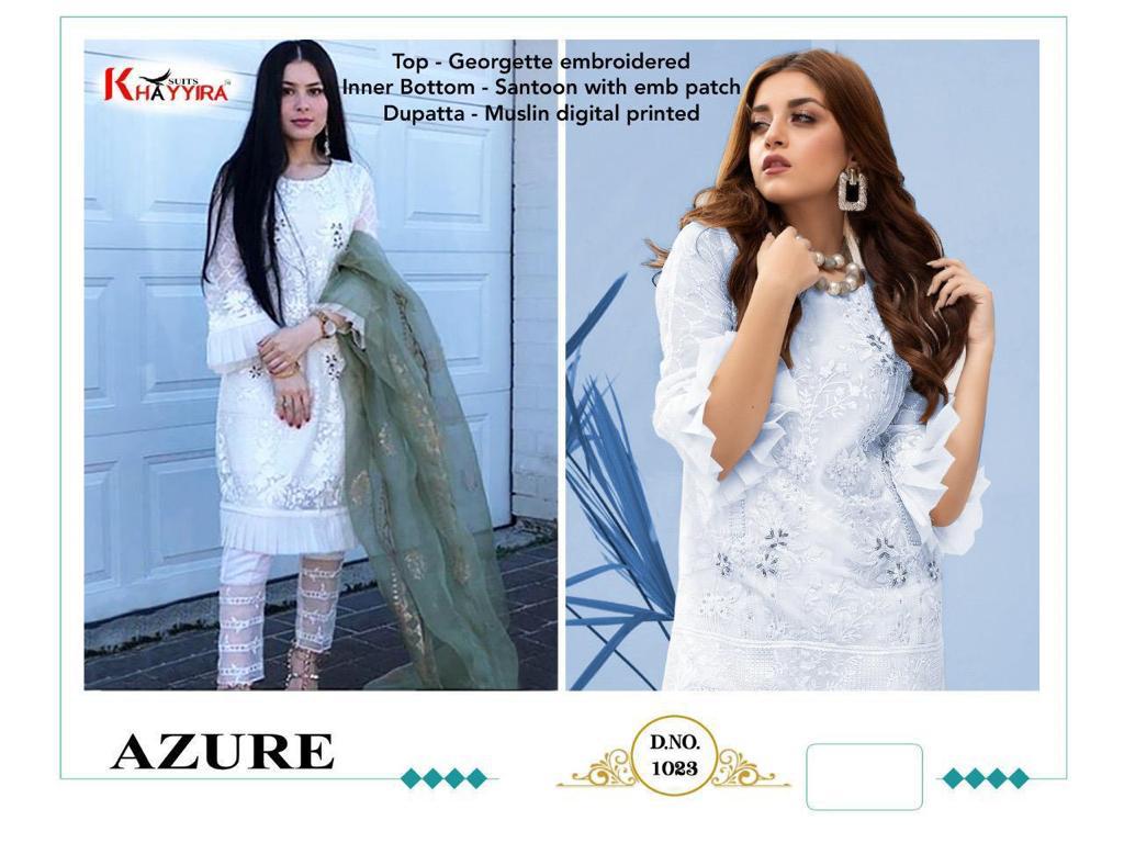 Khayyira Suits Series 1023 Designer Georgette Suit