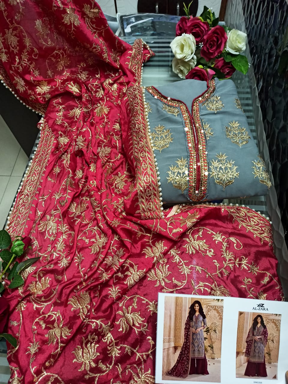 Al-zara Mutiyaar Hit Designer Faux Georgette Suit