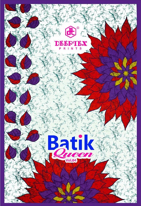 Deeptex Batik Queen Saree Vol 4 Printed Pure Cotton Saree